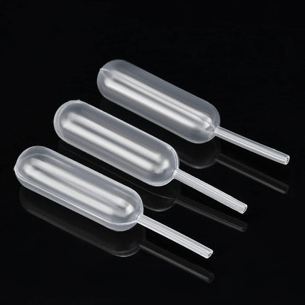 200pcs 4ml Plastic Pipette Dropper Syringe Liquid Measuring Dispensing Tools
