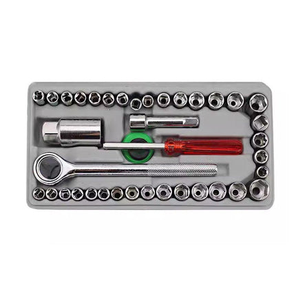40pcs Auto Repair Tool Kit Set Car Maintenance Mechanics Garage Hand Tools