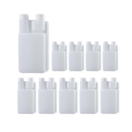 250-1000ml Plastic Twin Chamber Bottle with Tamper Evident Cap for Chemical Liquids