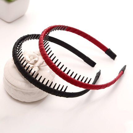 4pcs Headband with Teeth Non Slip Hairband for Women Hair Accessories Holder