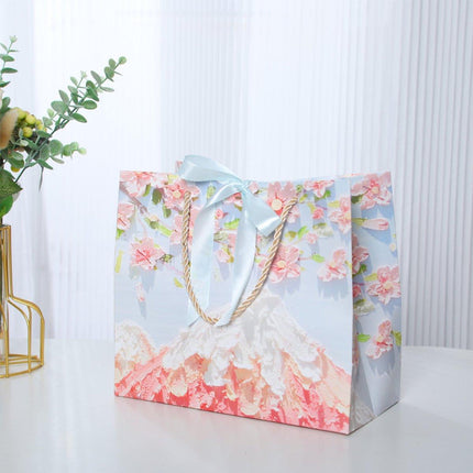50PCS Cloud Mountain Petals Cream Wind Stereo Oil Painting Paper for Gift Wrapping