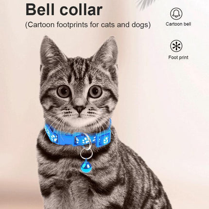 12 PCS Adjustable Whelping ID Collars with Bells - Aimall