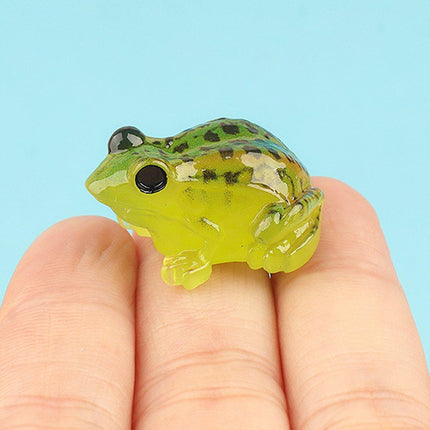 20pcs Simulation Luminous Frog Aquarium Decoration DIY Accessories for Fish Tank