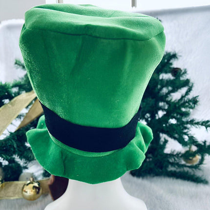 St Patricks Day Hat Festival Party Digital Print Irish Green Shamrock Cap