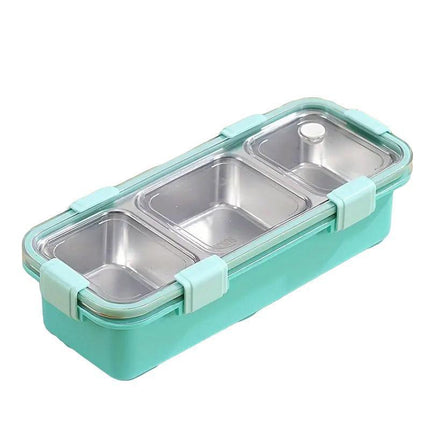 Stainless Steel Lunch Box Compartment Bento Box Food Container for Meal Prep Use
