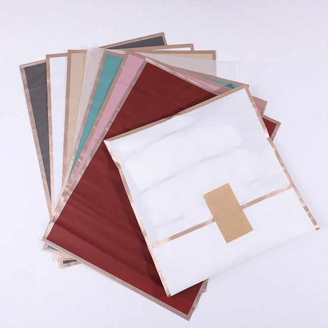 50X Self Adhesive Seal Multi-Colour Plastic Bags 28*40cm Tshirt Clothes Gift Bag