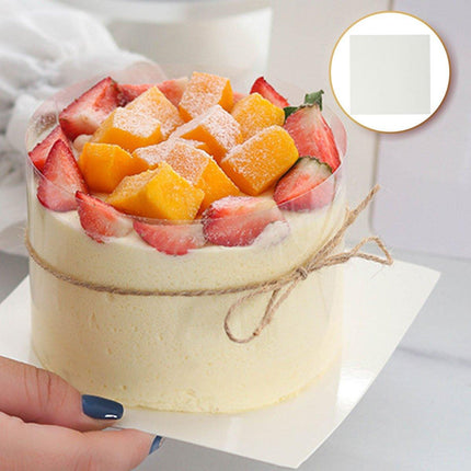 20pcs Square Paper Cake Base Mats for Birthday Wedding Party Dessert Display