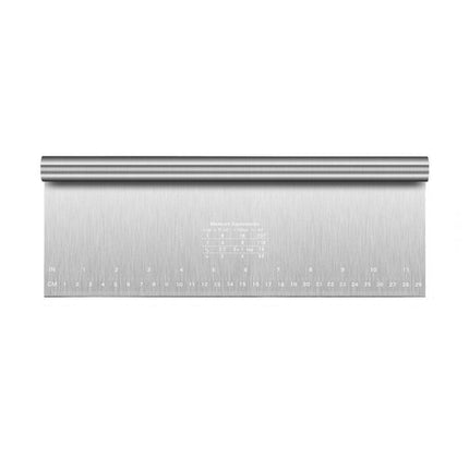 Stainless Steel Dough Cutter Knife Measurement Scraper Pastry Baking Tool