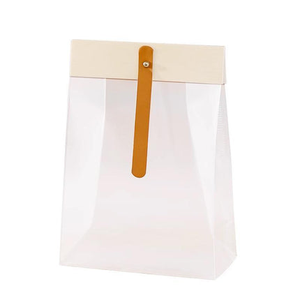100pcs Clear Frosted Plastic Food Seal Bags: Exquisite Packaging - Aimall
