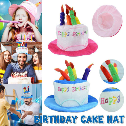 Birthday Cake Hat Party Supplies Fun Performance Masquerade Celebration Hat