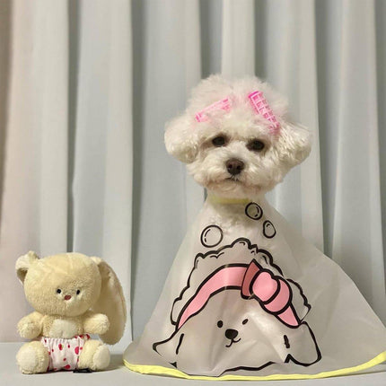 Pet Grooming Bathing Cloth Cleaning Coat Waterproof Cloak Cover for Dogs Cats