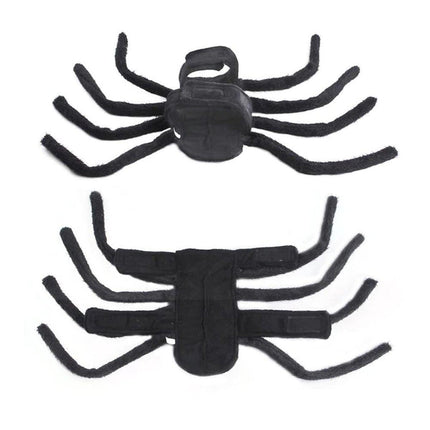 Pet Spooky Big Spider Halloween Costume Dress Up for Dogs Cats and Small Pets