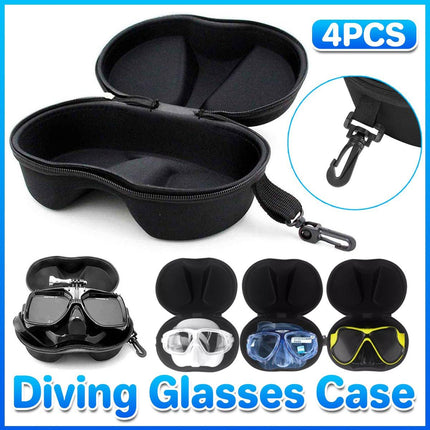 4pcs Diving Goggle Case Ski Mask Storage Box for Goggles Glasses Organiser