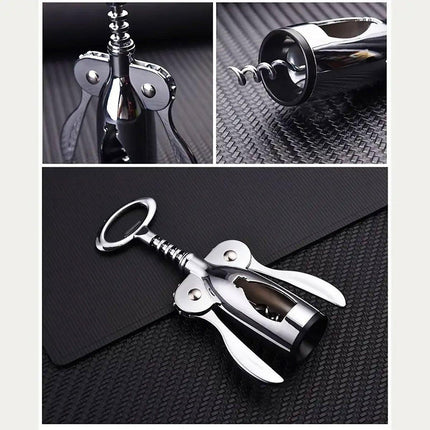 Bottle Opener Cork Screw Wine Bottle Opener Corkscrew winged corkscrew ZincAlloy