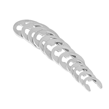 120PCS Stainless Steel E-Clip Assortment Tool Kit Retaining Circlips 1.5-10mm - Aimall