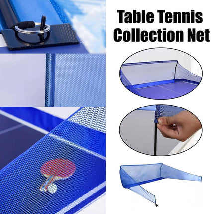 Table Tennis Ball Catch Net Mobile Floor Standing Collector with Multi-Frame