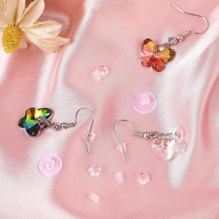 600pcs Ear Plug Set Earring Stud Backs Replacement Secure Fit Accessory