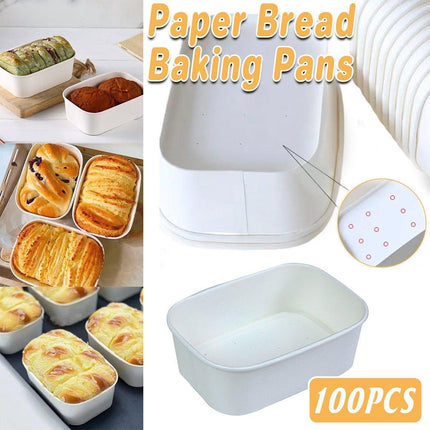 Disposable High Temperature Resistant Paper Mold Bread Cake Cheese Baking