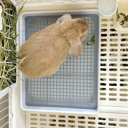Rabbit Toilet Animal Toilet for Small Pets Litter Box Clean Hygiene Accessory