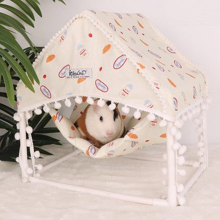 Guinea Pig Hammock Hiding House Pet Tent for Small Animals Cozy Bed for Pets