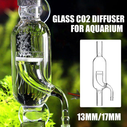 CO2 Carbon Dioxide Refiner for Fish Tank Aquarium with Trumpet Water Outlet