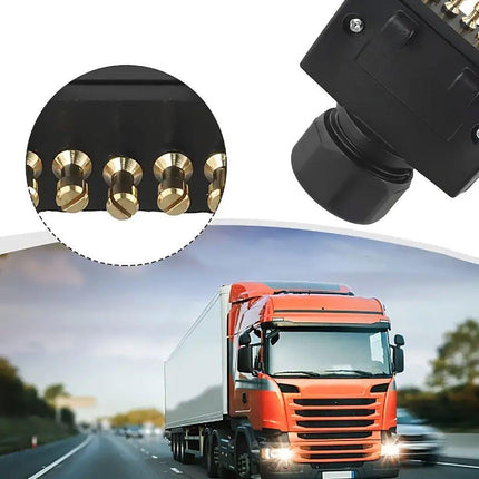 Austrac 7 Pin Plug Socket for Motorhome Caravan Trailer Electrical Connector