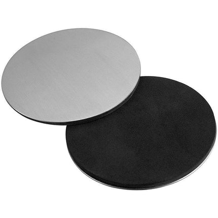 6xStainless Steel Coasters For Drinks With Holder Heat Resistant Cup Mat Pad Set - Aimall