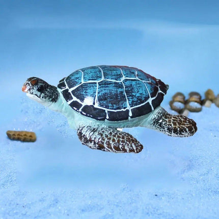 Resin Sea Turtle Aquarium Ornament Underwater Decor for Home and Fish Tank Use