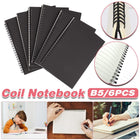 6pcs B5 Spiral Notebook Lined Notepad Stationery School Office Writing Journal