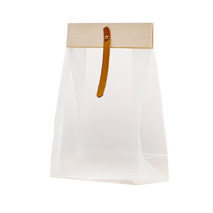100pcs Clear Frosted Plastic Food Seal Bags: Exquisite Packaging - Aimall