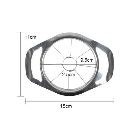 1/2PCS Apple Corer Slicer Peeler Stainless Steel Fruit Cutter Divider Home Tool