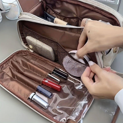 Large Capacity Portable Travel Cosmetic Bag Multifunctional Women Makeup Bag