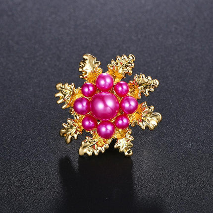 Imitation Pearl Brooch Elegant Jewelry Fashion Accessory Women Ladies Gift