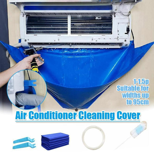 Wash Cover Air Conditioner Cleaning Bags Waterproof Wall Mounted Protectors Kits - Aimall