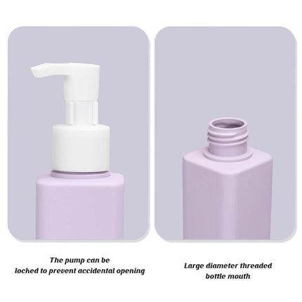 5Pcs 250ml Plastic Empty Lotion Pump Bottles Shampoo Container Dispenser PE Pump