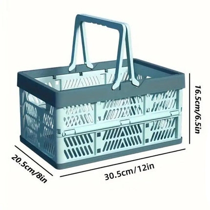 Foldable Portable Picnic Basket Lightweight Storage Basket for Outdoor Use