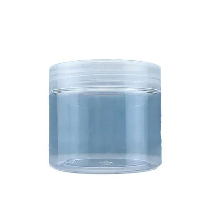 10pcs Transparent Wide Mouth Plastic Jars with Cap Skin Care Cream Containers