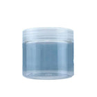 10pcs Transparent Wide Mouth Plastic Jars with Cap Skin Care Cream Containers