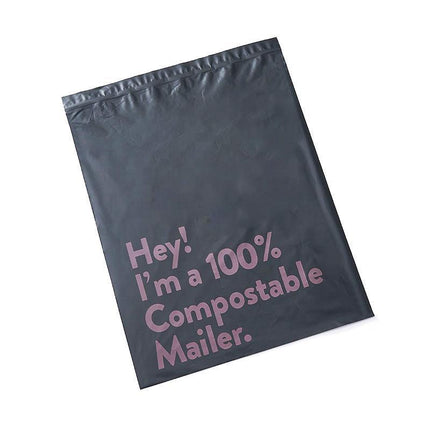 50PCS 5 Sizes Garment Bags Premium Grey Eco Friendly Postal Mailing Packing Bag - Aimall