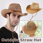 Summer Straw Beach Hat Outdoor Western Sun Hat Youth Sunscreen UV Protection