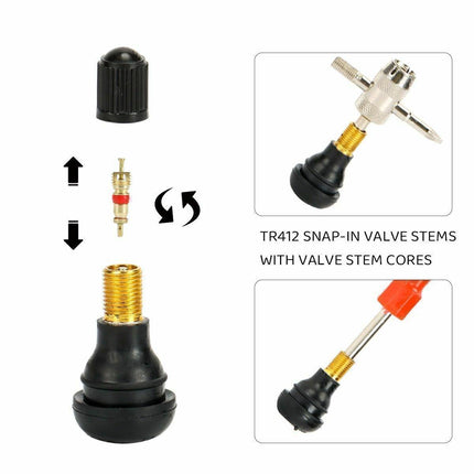 43pcs Car Tyre Valve Stem Puller Set Quick Remover Tire Repair Installation Tool