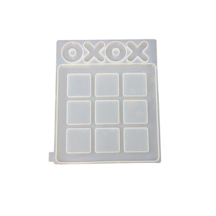 Silicone Mold Making Tic-Tac-Toe Game Jewelry Resin Casting Mould Craft DIY Tool - Aimall