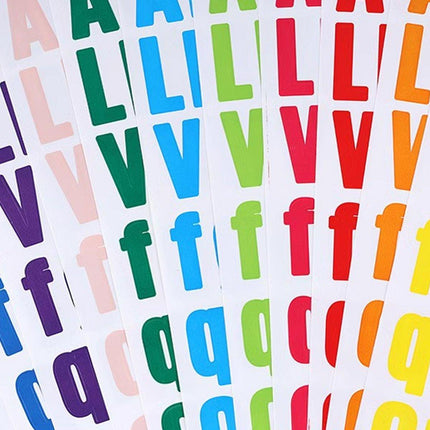10pcs Letter Stickers Colorful DIY Scrapbooking Water Bottle Greeting Cards