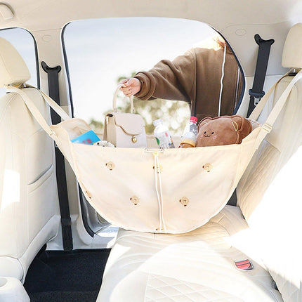 Car Seatback Storage Organizer Multi Function Rear Seat Hanging Storage Bag