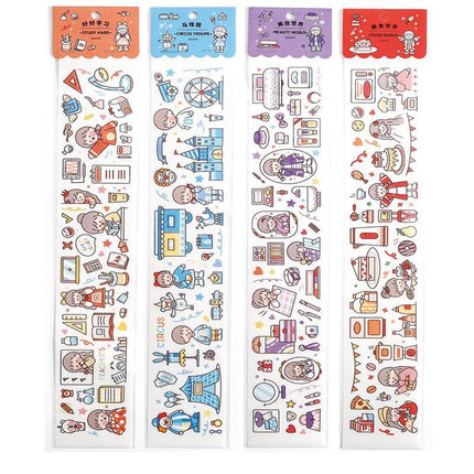 Life Every Day Series Creative Small Fresh Handbook Diary Diy Decoration Stickers - Aimall