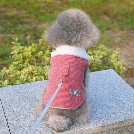Pet Dog Clothes Jackets Warm Jumper Windproof Puppy Winter Coat Clothes Clothing Navy - Aimall