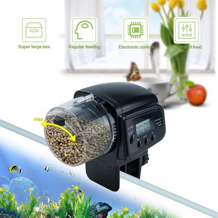 Automatic Fish Feeder Aquarium Tank Regular Feeding Timer Fish Food Dispenser