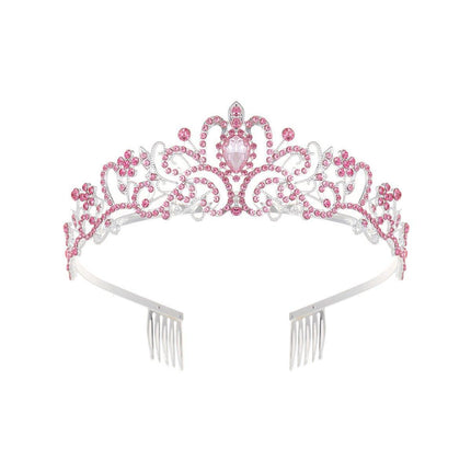 Princess Rhinestone Queen Hair Tiara Headband Hair Accessories Crystal Crown
