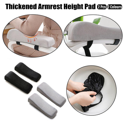 2PCS Elbow Arm Rest Cushion Chair Armrest Pads Memory Foam Office Support Pillow