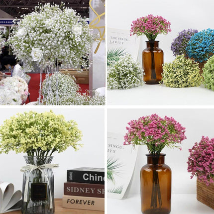 16pcs Artificial Foam Full Star Flowers Wedding Bouquet Home Decor Simulation